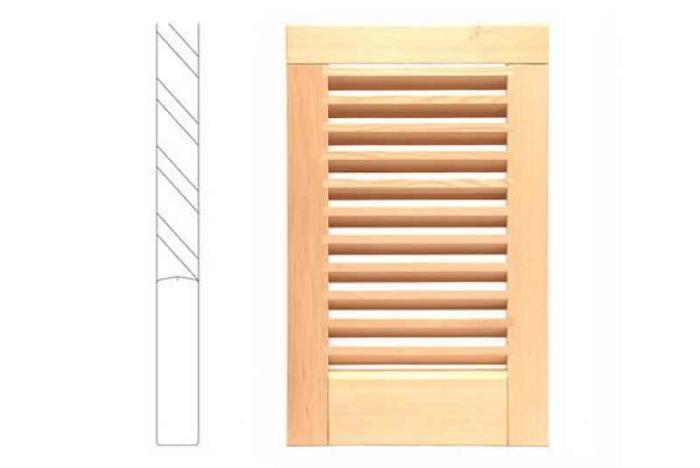 Fensterladen Holz Legno MH60 | Storen Service Konzelmann