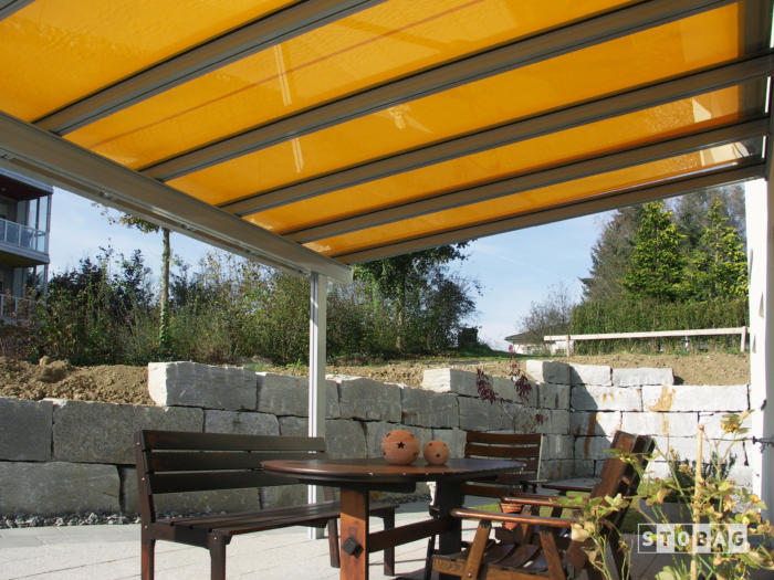 Sonnenstoren Glasdachsystem Terrado | Storen Service Konzelmann